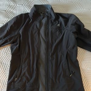 Adidas Outdoor Size Large - Black fleece full zip jacket